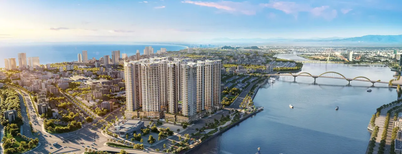 Phối cảnh tổng thể Capital Square ven Sông Hàn