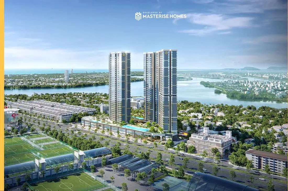 Masteri Rivera Danang, phối cảnh 2 tòa tháp A và B