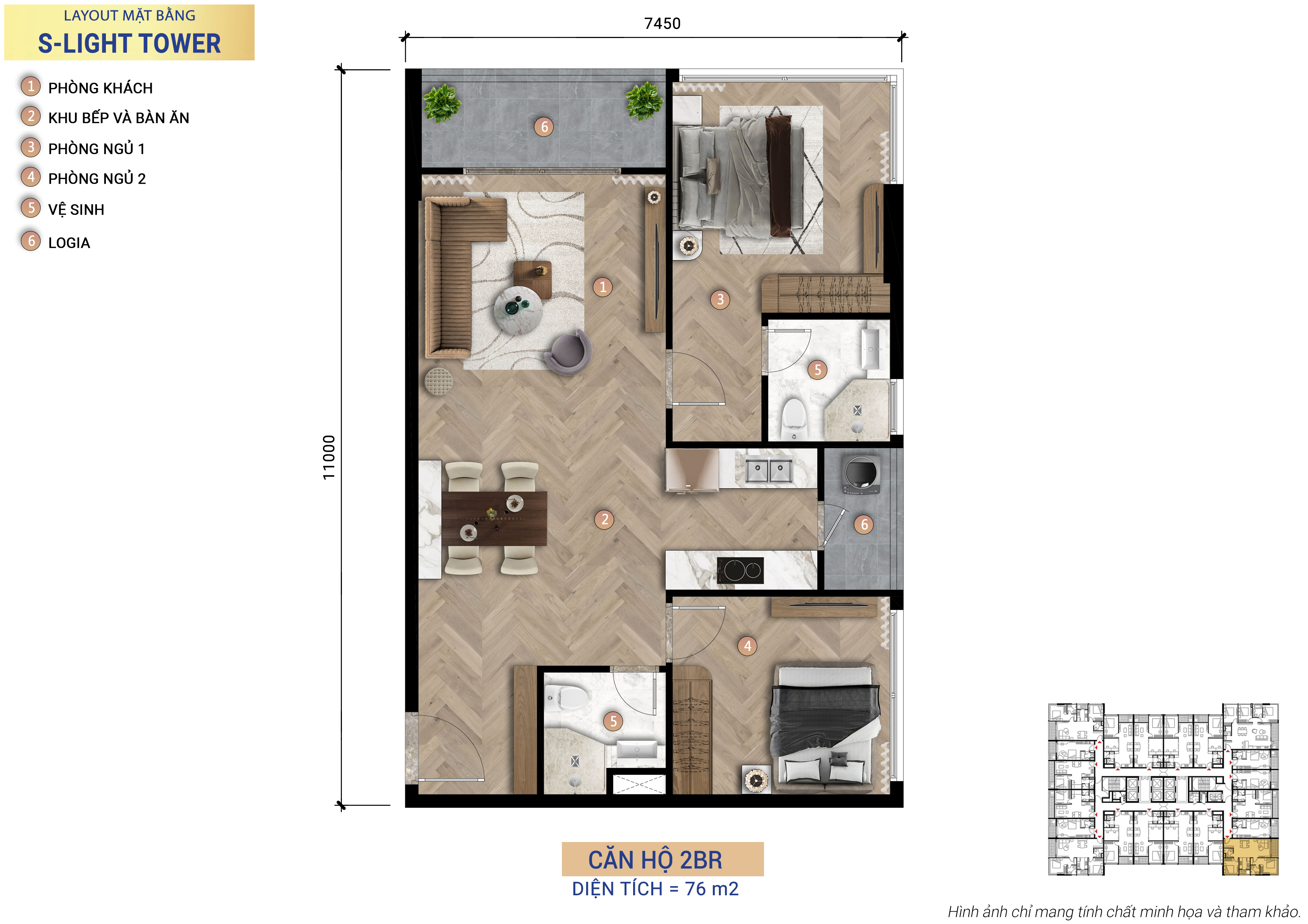 Căn hộ 2BR