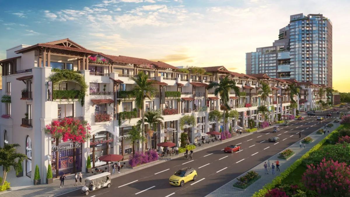 Shophouse Sun Symphony Residence Thấp Tầng