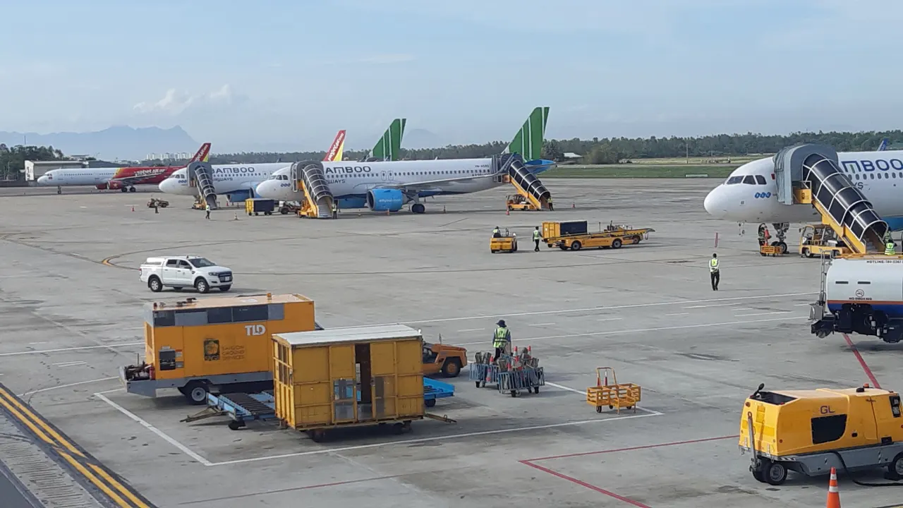 Sân bay quốc tế Đà Nẵng, khu vực dự kiến có tuyến hầm ngầm đi qua