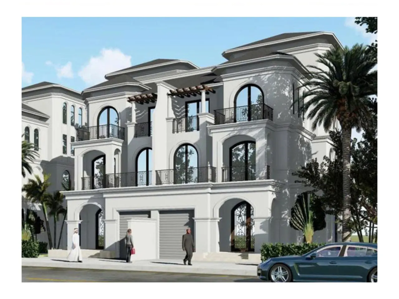 Phối cảnh một mẫu biệt thự nghỉ dưỡng thấp tầng